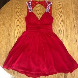 B. Smart juniors red dress